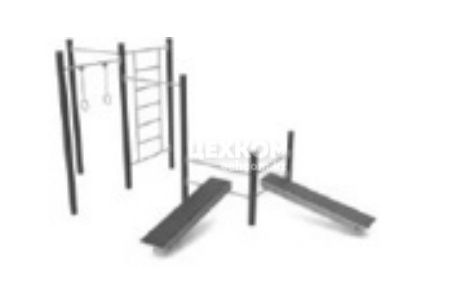 Заказать Спортивный комплекс (5,54 м х 2,96 м х 2,57 м) [] 8601-0201-0124 в Алматы-0